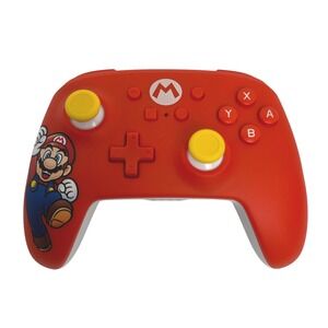 PowerA Enhanced Wireless Controller Nintendo Switch Super Mario Pop Red